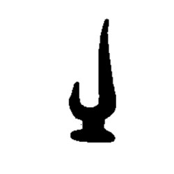 RUBBER WINDSCREEN 6MM X 4.5MM