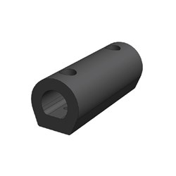 BLACK RUBBER BUFFERS -203MM LE