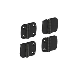 Hinge 50 X 63mm Black C/W C/Sunk Holes