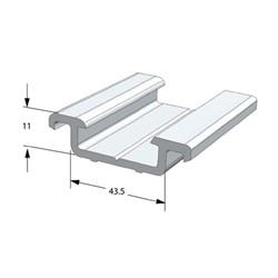 ALUMINUM EXTRUSION  - 4M LENGT