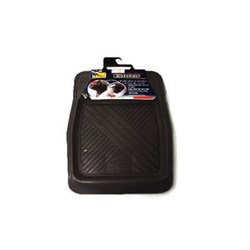 UNIVERSAL RUBBER MATS -  BLACK