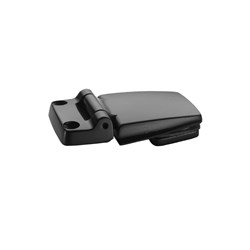 Flat Hinge 180 Deg Opening Black Poweredcoated Inc. Srews & Gaskets