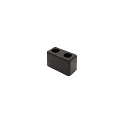 Rubber Buffer Black 150 x76 x 90mm
