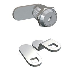 COMPARTMENT LOCK - 22MM - CHRO