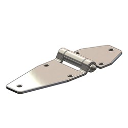 DOOR HINGE 186 X 65 X 3.6MM SS