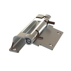 DOOR HINGE REMOVABLE ZINC PLAT