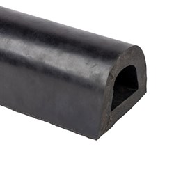 Docking Rubbers - 103 x 90mm H/Duty (Extruded In 1M Length)
