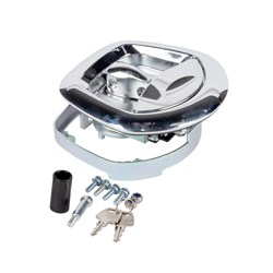 WHALE TAIL DROP T LOCK - CHROM