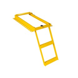 2 STEP LADDER POWDER COATED YE