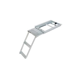 PULLOUT LADDER WITH PLATFORM