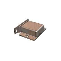 Magnetic Catch 11kg Force Zinc Die Cast Nickel Plate