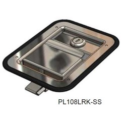 FLUSH PADDLE LOCKS - STAINLESS