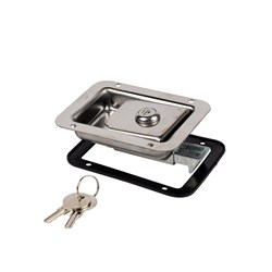 FLUSH PADDLE LOCKS - STAINLESS