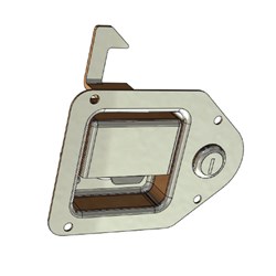 FLUSH PADDLE LOCKS - STAINLESS