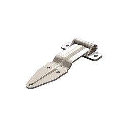 Truck Door Hinge 215mm X 130mm H Zinc Plated Small Offset For Seal
