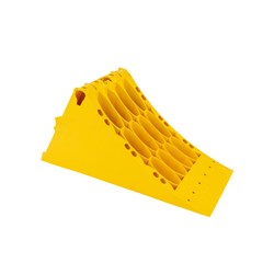 YELLOW WHEEL CHOCK 467L X 198W
