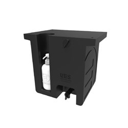 WATER TANK 15L SQUARE BLACK PO