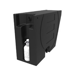 WATER TANK 30L ANGLED BLACK PO
