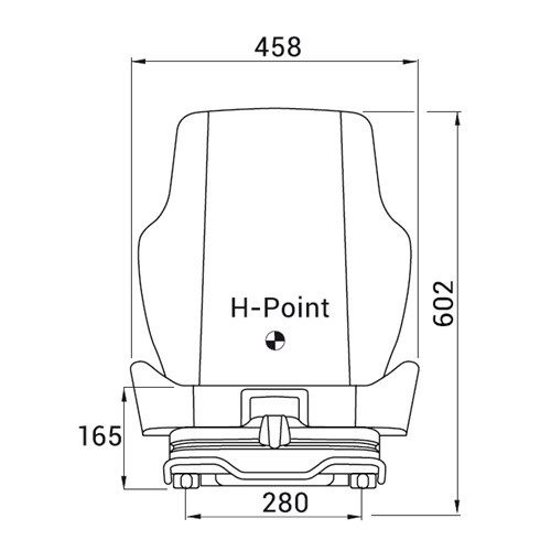 Low Profile For Rosa Damper Ni ghtfall Trim L/H Belt Buckle L /H Armrest