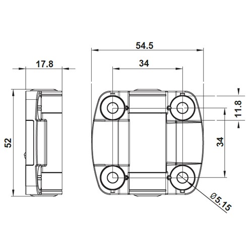 DETENT POSITION HINGE -