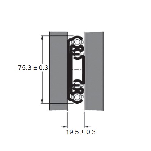 DRAWER SLIDE 1000MM 227KG