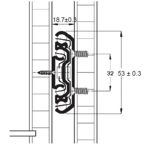 DRAWER SLIDE 700MM 125KG LOCKA
