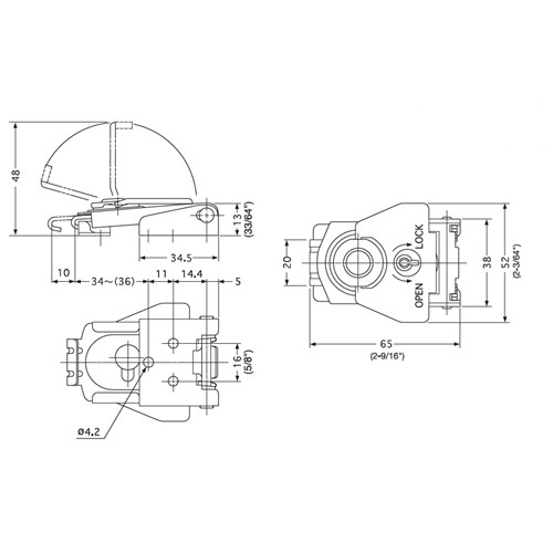 O/C FASTENER 1040 SERIES SS DR