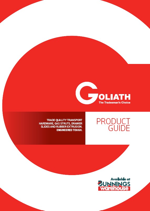 Download a copy of the Goliath Hardware Product Catalogue